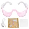 3D Eye Massager - Electric Hot Compress Massage Eye Protector - Eye Care - Eye Beauty Apparatus Relieve Eye Fatigue - Pink