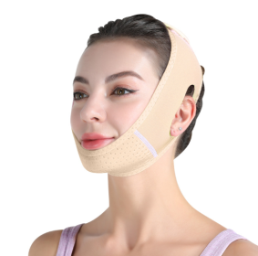 V Line Face Shaper Elastic Face Slimming Bandage Chin Cheek Lift Up Belt Women Face Skin Care Beauty Tools Facial Massage Strap - Skin