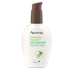 Aveeno Clear Complexion Acne-Fighting Daily Face Moisturizer with Soy, 4 fl oz - Aveeno