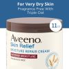 Aveeno Skin Relief Intense Moisturizing Cream, Extra-Dry Skin, 11 oz - Aveeno