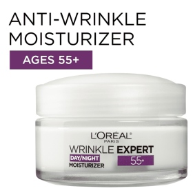 L'Oreal Paris Wrinkle Expert Age 55 Plus Anti-Aging Face Moisturizer, 2.5 fl oz - L'Oreal Paris