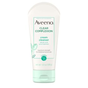 Aveeno Active Naturals Clear Complexion Cream Cleanser, 5 oz - Aveeno