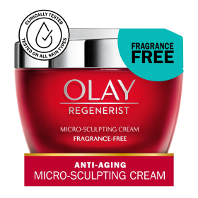 Olay Regenerist Micro-Sculpting Cream Face Moisturizer, Fragrance-Free for Combination Skin, 1.7 oz - Olay