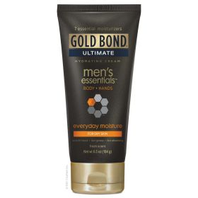 Gold Bond Men's Essentials Everyday Hand and Body Lotion & Cream for Dry Skin 6.5oz - Gold Bond