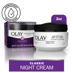 Olay Age Defying Anti-Wrinkle Night Cream, Fights Fine Lines & Wrinkles for Combination Skin, 2.0 oz - Olay