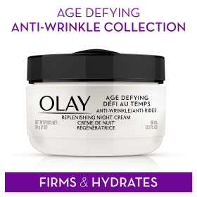 Olay Age Defying Classic Night Cream, Face Moisturizer, All Skin Types, 3.4 oz - Olay