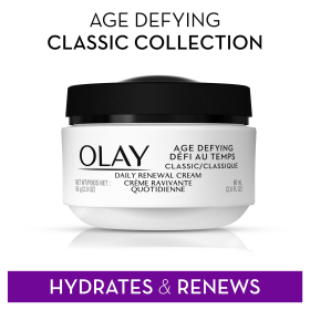 Olay Age Defying Classic Daily Renewal Cream, Face Moisturizer for Dull Combination Skin, 2.0 fl oz - Olay