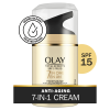 Olay Total Effects Face Moisturizer SPF 15 Sun Protection, All Skin Type, Fragrance-Free, 1.7 fl oz - Olay