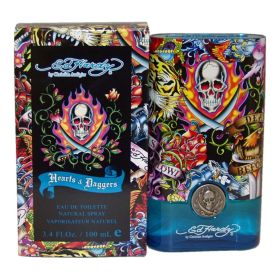 Ed Hardy Hearts & Daggers Cologne,Eau De Toilette Spray For Men 3.4 Oz - Christian Audigier