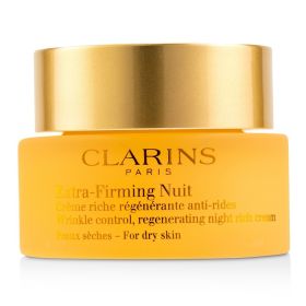 Clarins - Extra-Firming Nuit Wrinkle Control, Regenerating Night Rich Cream - For Dry Skin - 50ml/1.6oz StrawberryNet - 221002