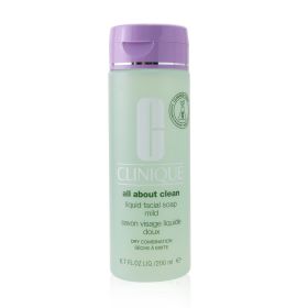 CLINIQUE - All About Clean Liquid Facial Soap Mild - Dry Combination Skin 22766/KTWC 200ml/6.7oz - As Picture