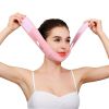 V Line Face Shaper Elastic Face Slimming Bandage Chin Cheek Lift Up Belt Women Face Skin Care Beauty Tools Facial Massage Strap - Purple