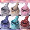 LILYCUTE 7ml Holographic Glitter Gel Nail Polish Spring Color Sparkling Sequins Soak Off UV LED Varnish Nail Art Decoration - LC-F016