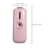 Portable Nano Mist Sprayer for Hydrating Skin and Makeup Application - White