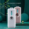 Portable Nano Mist Sprayer for Hydrating Skin and Makeup Application - White