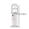 Portable Nano Mist Sprayer for Skin Care and Makeup - Moisturizing and Hydrating Mini Face Mist Handy Sprayer - Red With 1PC