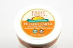 Pride Of India - Fuller's Earth Indian Clay Healing Face Mask Powder w/ Turmeric & Sandalwood, Half Pound Jar, 100% Natural - Beauty