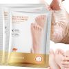 Kameel Melk Voet Masker Alo√´ Vera Peeling Voeten Masker Exfoliating Sok Scrub Voor Pedicure Anti Crack Verwijderen Dode Huid Voet patch Care - Green