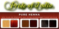 Pride Of India - Herbal Hair Color Powders, 454 grams (16 oz) (Pure Henna Cream - Natural - W Gloves) - Beauty