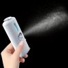 Portable Nano Mist Sprayer for Hydrating Skin and Makeup Application - White