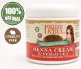 Pride Of India - Herbal Hair Color Powders, 454 grams (16 oz) (Pure Henna Cream - Natural - W Gloves) - Beauty