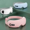 Smart Eye Mask For Dry Eyes With Warm Compress; Pink Eyes Massager With Heating Pad For Tired Eyes Relief - White