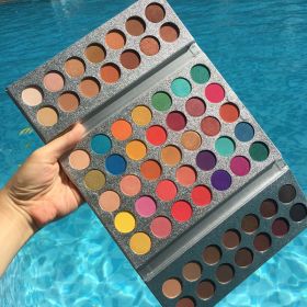 63 Colors High Gloss Matte Eyeshadow Sequins Eye Shadow Plate