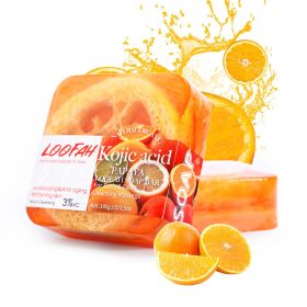 Transparent Handmade Plant Essential Oil Soap (Option: Luffa Kojic Acid With Label)