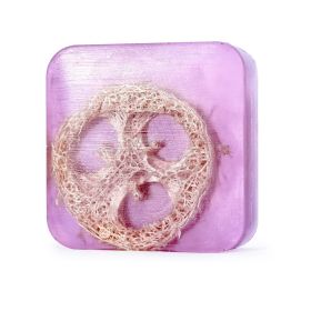 Transparent Handmade Plant Essential Oil Soap (Option: Luffa Lavender Bare Soap)